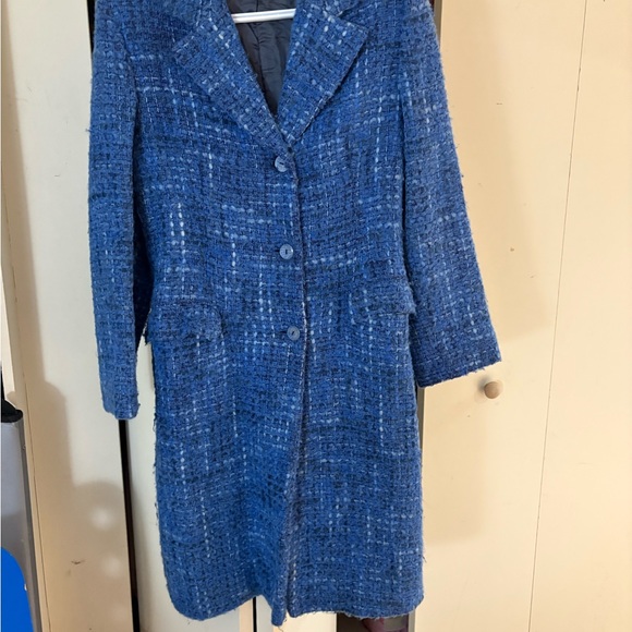 Beautiful Hilary Radley Blue tweed coat - Picture 1 of 9